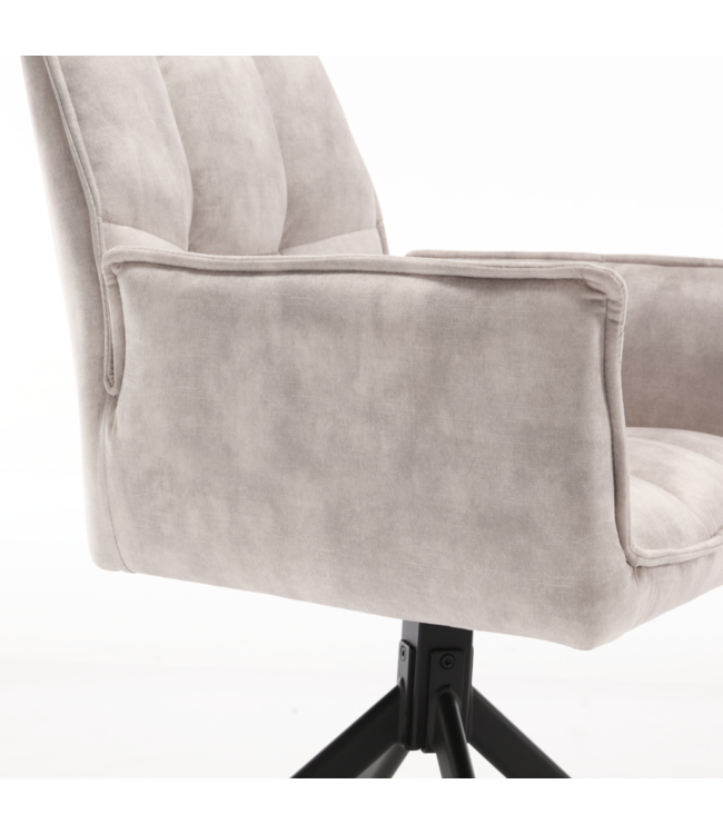 Eetkamerstoel Dani Velvet | Met armleuning