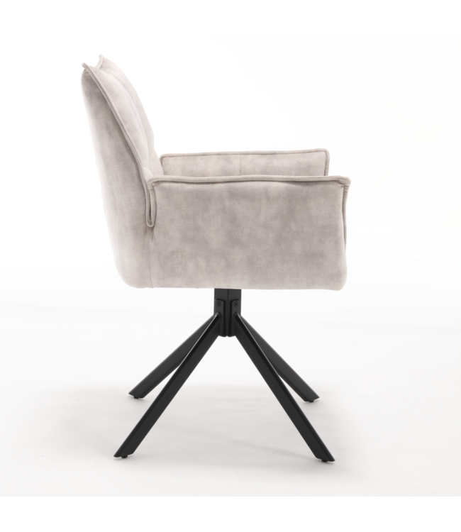 Eetkamerstoel Dani Velvet | Met armleuning