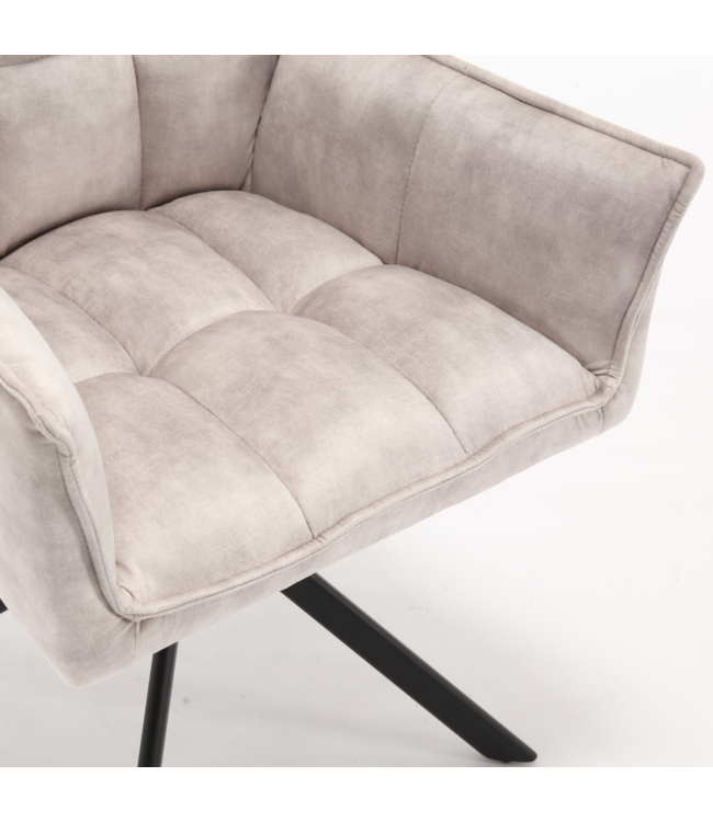 Eetkamerstoel Dani Velvet | Met armleuning