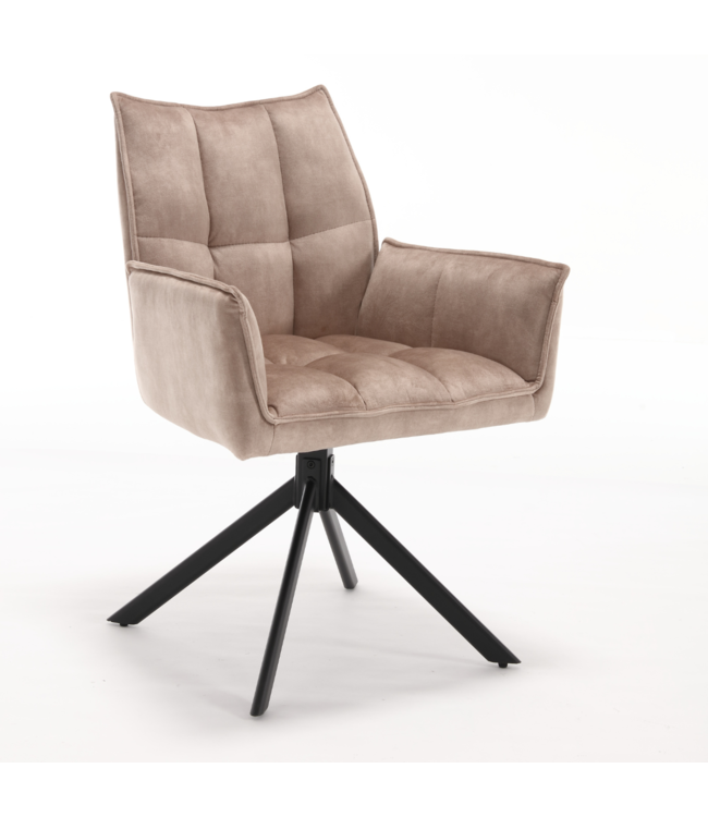 Eetkamerstoel Dani Velvet | Met armleuning
