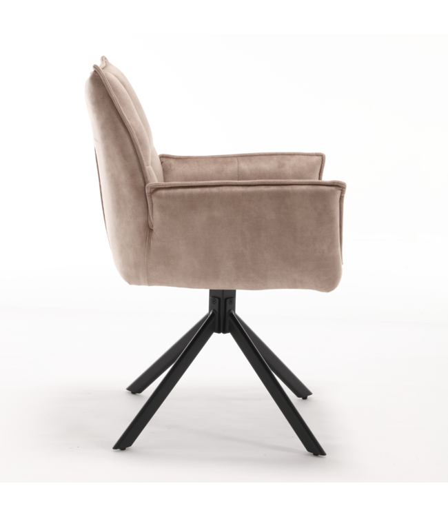 Eetkamerstoel Dani Velvet | Met armleuning