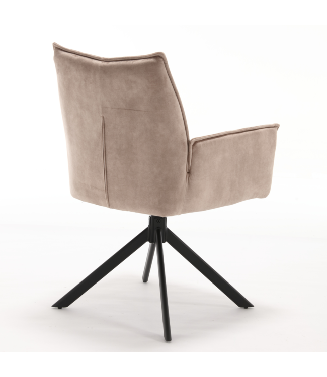 Eetkamerstoel Dani Velvet | Met armleuning