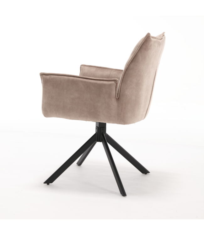 Eetkamerstoel Dani Velvet | Met armleuning