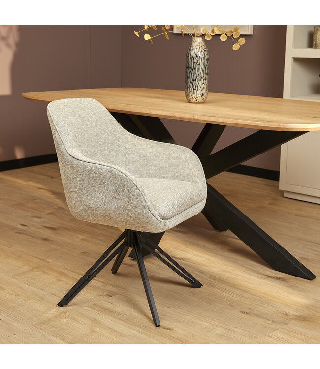 Eetkamerstoel Jens | Antraciet