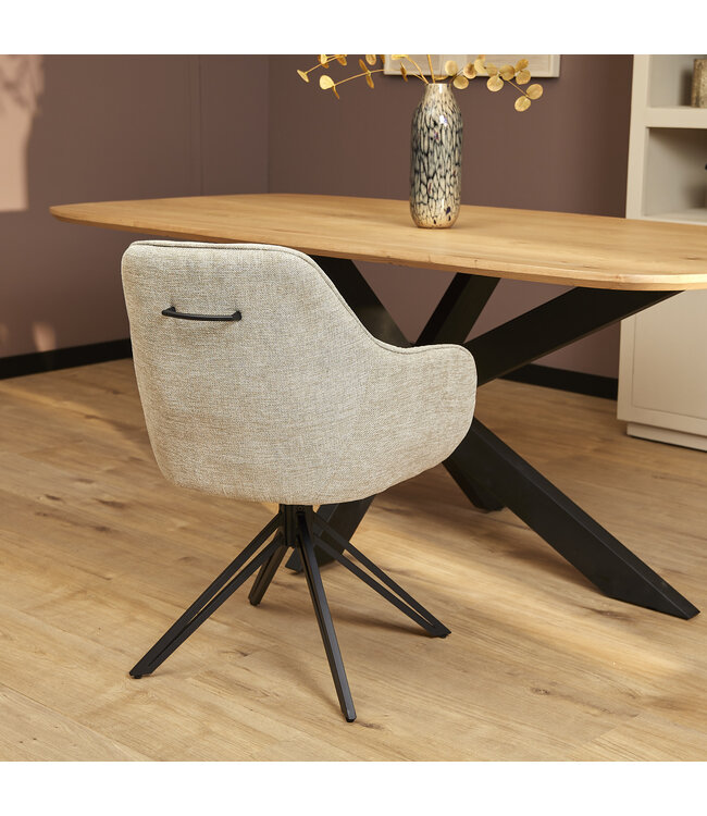 Eetkamerstoel Jens | Antraciet