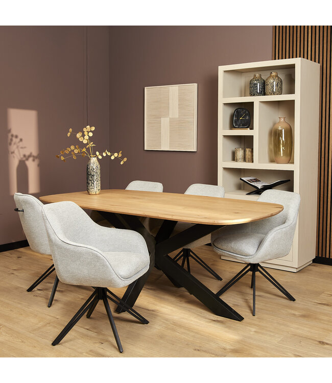 Eetkamerstoel Jens | Antraciet