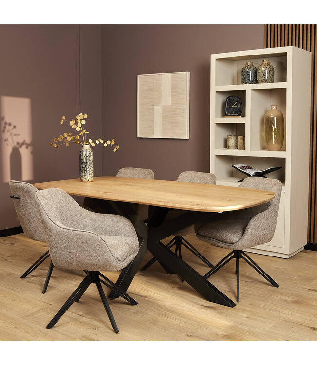 Eetkamerstoel Jens | Antraciet