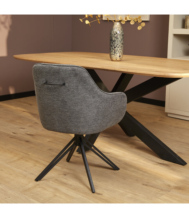 Eetkamerstoel Jens | Antraciet