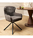 Eetkamerstoel Hanna | Charcoal Brown | Met armleuning