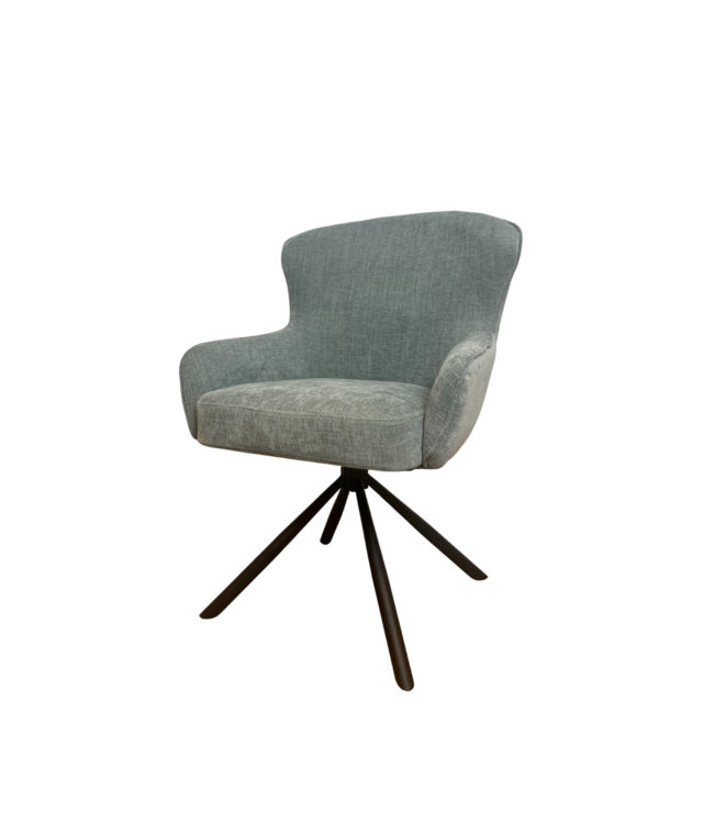 Eetkamerstoel Hanna | Charcoal Brown | Met armleuning