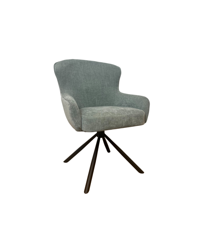 Eetkamerstoel Hanna | Water Green | Met armleuning