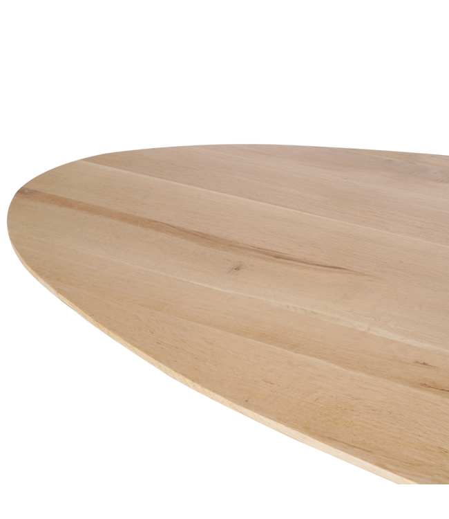 Eiken eettafel Ferris | Ovaal
