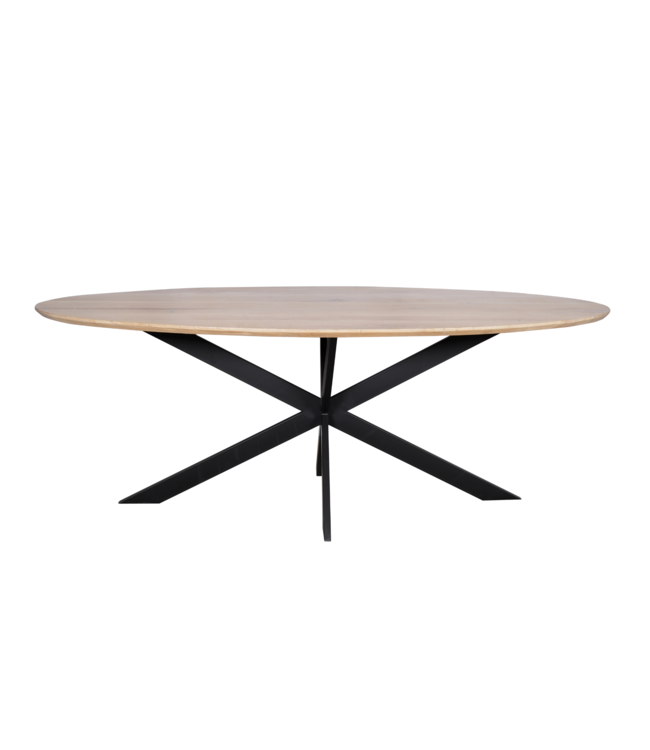 Eiken eettafel Ferris | Ovaal