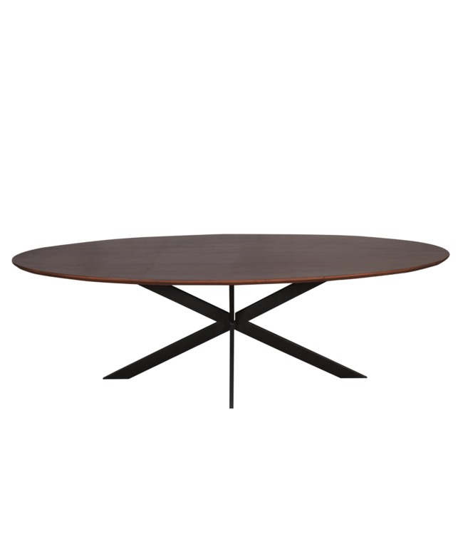 Eiken eettafel Ferris | Ovaal