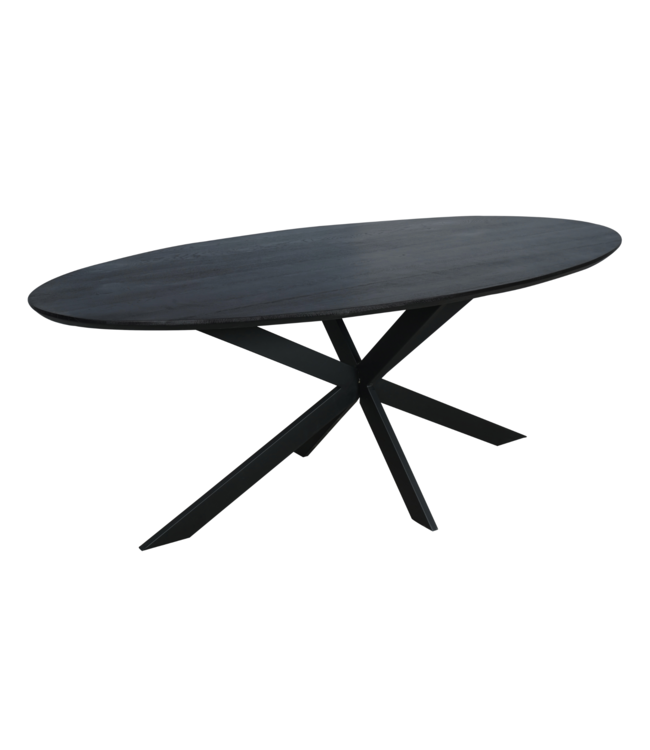 Eiken eettafel Ferris | Ovaal