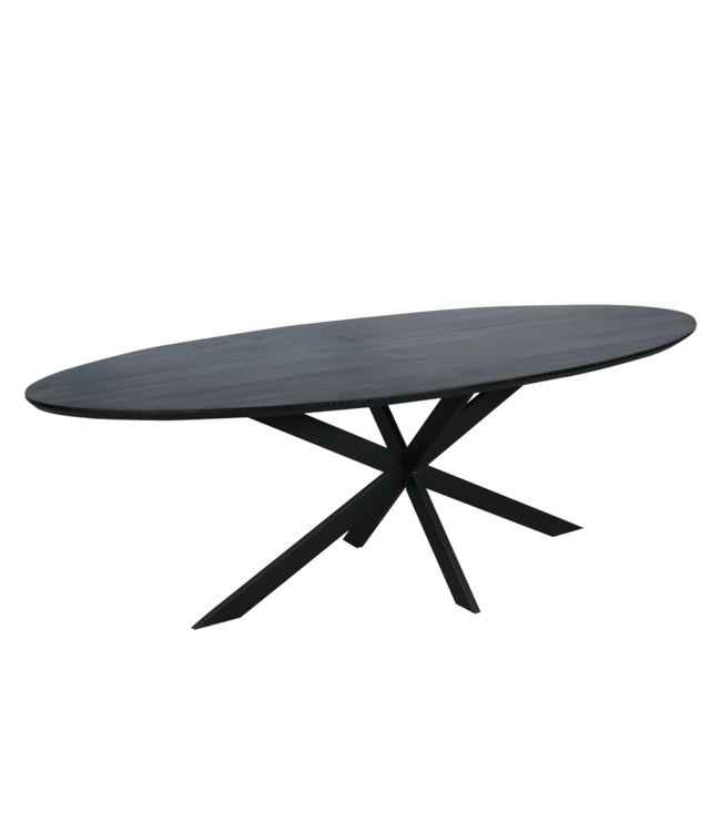 Eiken eettafel Ferris | Ovaal