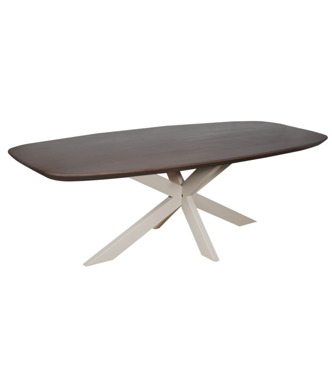 Eettafel Madison Walnut | Deens Ovaal | Poot Sand