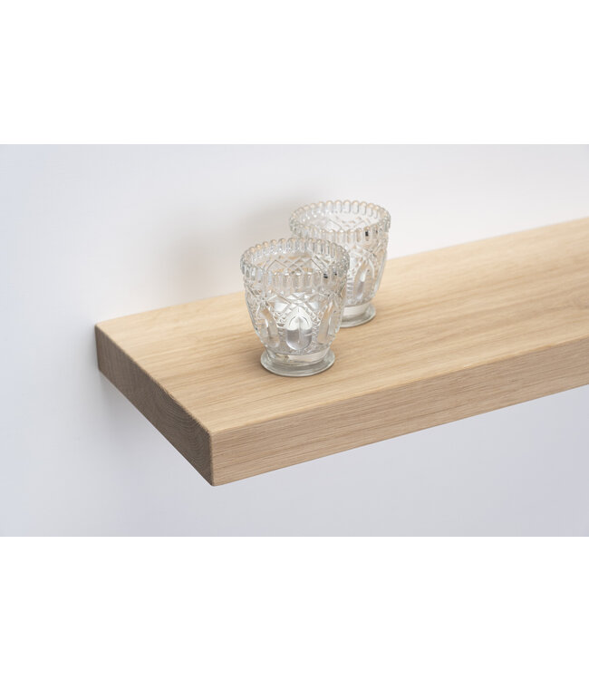 XXL eiken vensterbank op maat | 40 mm dik | Geschaafd & strak gezaagd (180–350 cm)