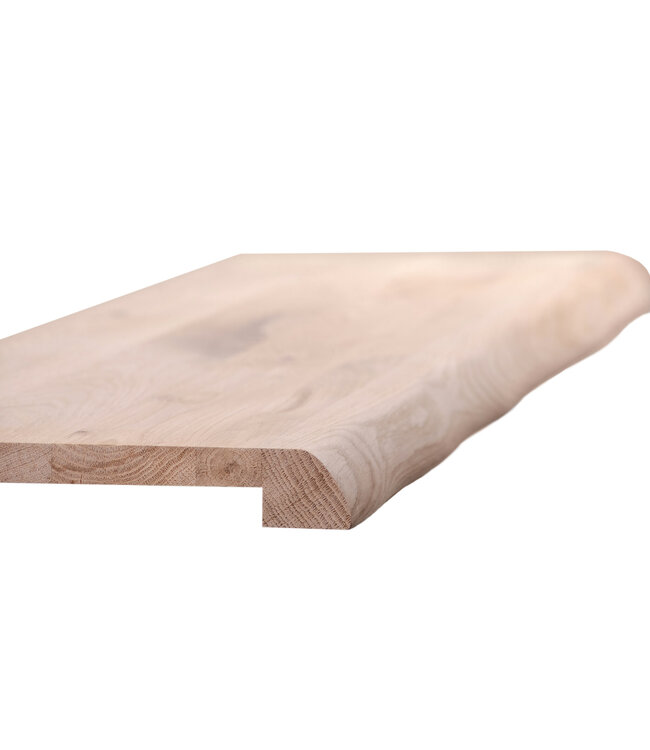 XXL Eiken Overzet Vensterbank op Maat | 40 mm Dikte | Geleefde Voorzijde (180–350 cm)