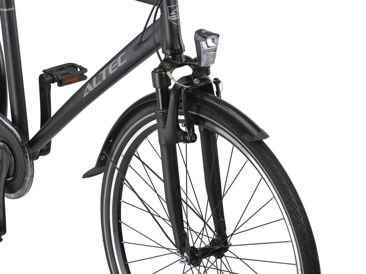 Altec Altec Omega Plus Herenfiets Mat Zwart Altec Altec Omega Plus Herenfiets Mat Zwart