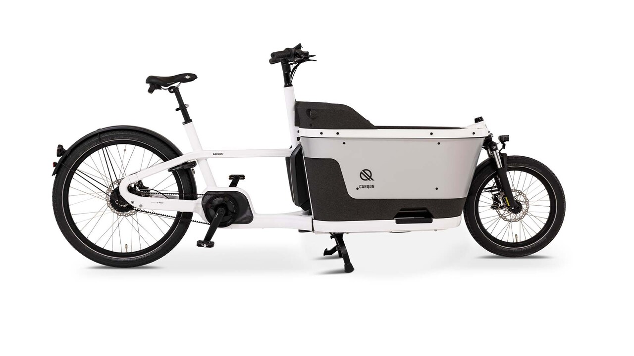 CarQon CarQon Cruise D2 400Wh Elektrische Bakfiets CarQon CarQon Cruise D2 400Wh Elektrische Bakfiets