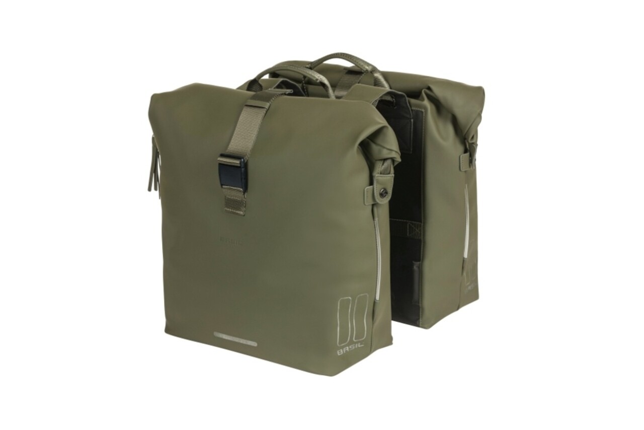 Basil Basil Dubbele Fietstas Soho MIK 41 Liter Basil Basil Dubbele Fietstas Soho MIK 41 Liter