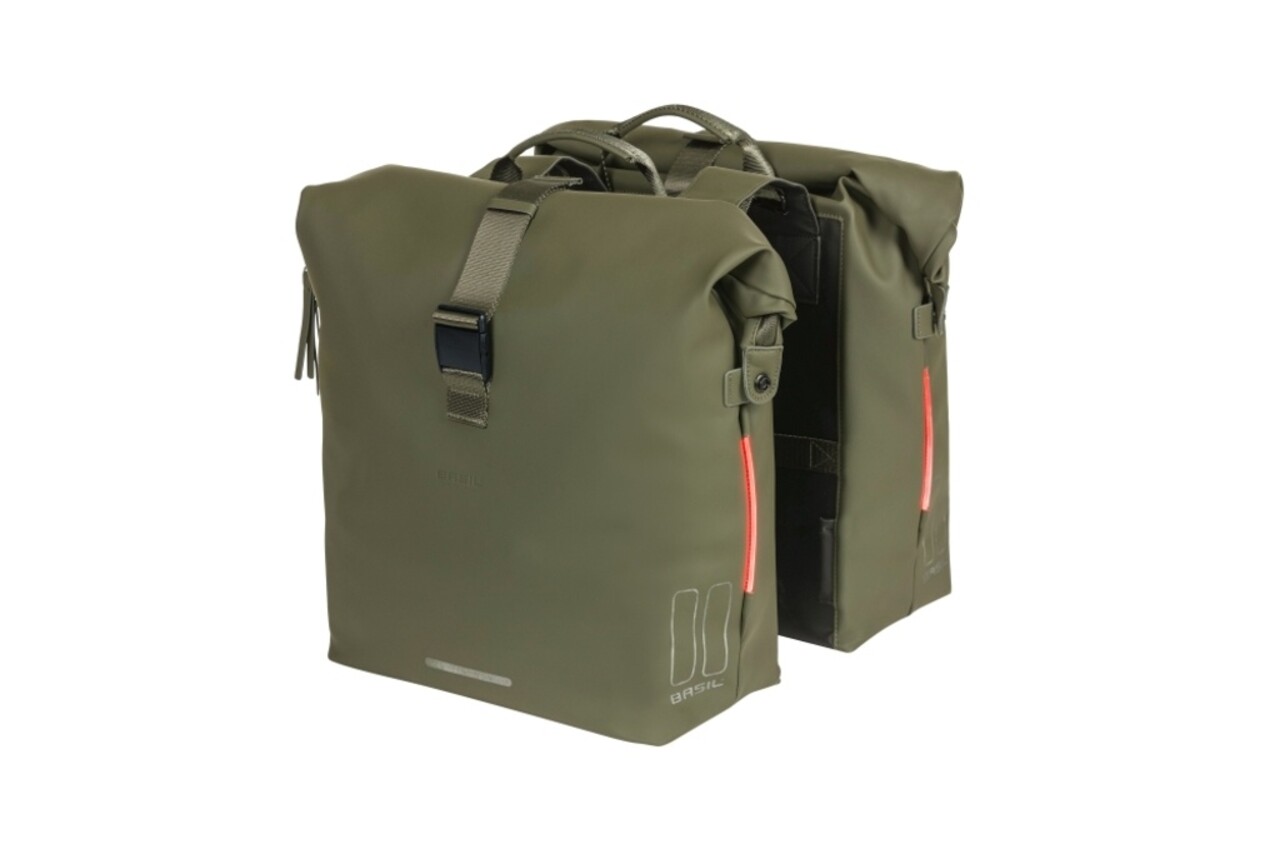 Basil Basil Dubbele Fietstas Soho MIK 41 Liter Basil Basil Dubbele Fietstas Soho MIK 41 Liter