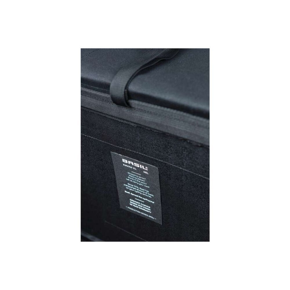 Basil Basil Dubbele Fietstas Kavan Eco Classic Zwart Basil Basil Dubbele Fietstas Kavan Eco Classic Zwart