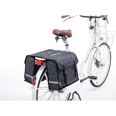 Cameo Dubbele Fietstas Tara Black 25 Liter Cameo Dubbele Fietstas Tara Black 25 Liter