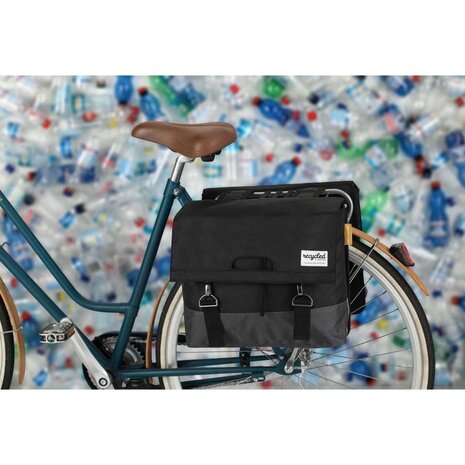 Urban Proof Urban Proof Dubbele Fietstas Recycled 40 Liter Urban Proof Urban Proof Dubbele Fietstas Recycled 40 Liter