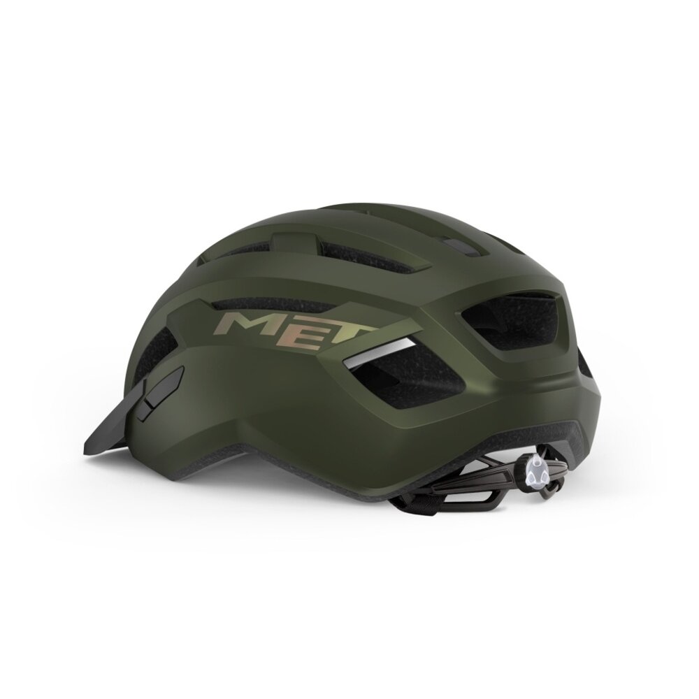 MET Fietshelm Allroad Olive Iridescent