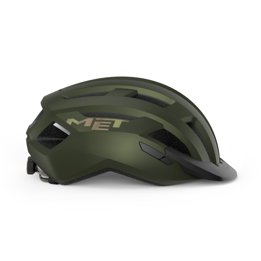 MET Fietshelm Allroad Olive Iridescent