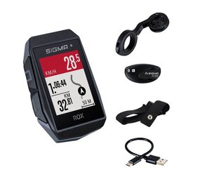 Sigma Fietscomputer Set Rox 11.1 EVO GPS HR Sigma Fietscomputer Set Rox 11.1 EVO GPS HR