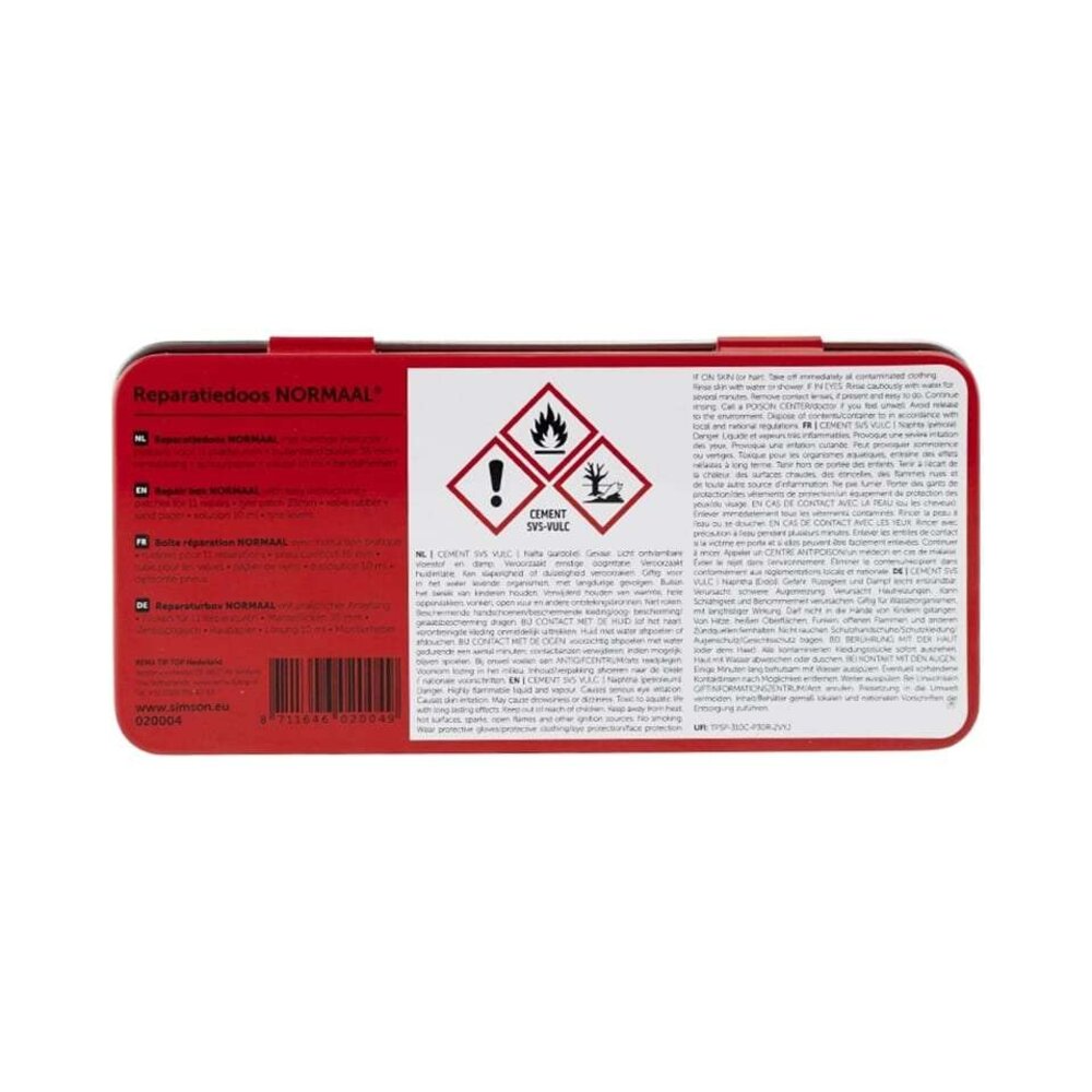 Simson Simson Bandenreparatie Doos Normaal Simson Simson Bandenreparatie Doos Normaal