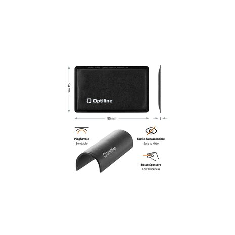 Optiline Optiline GPS-Tracker Flex Airtag - Ultra Dun - Opvouwbaar