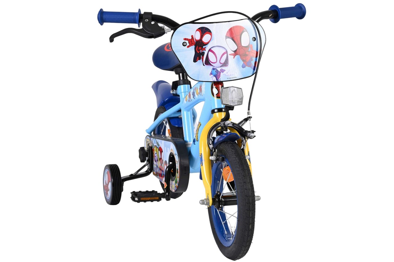 Volare Volare Kinderfiets 12 inch - Spidey - handrem + terugtraprem Volare Volare Kinderfiets 12 inch - Spidey - handrem + terugtraprem