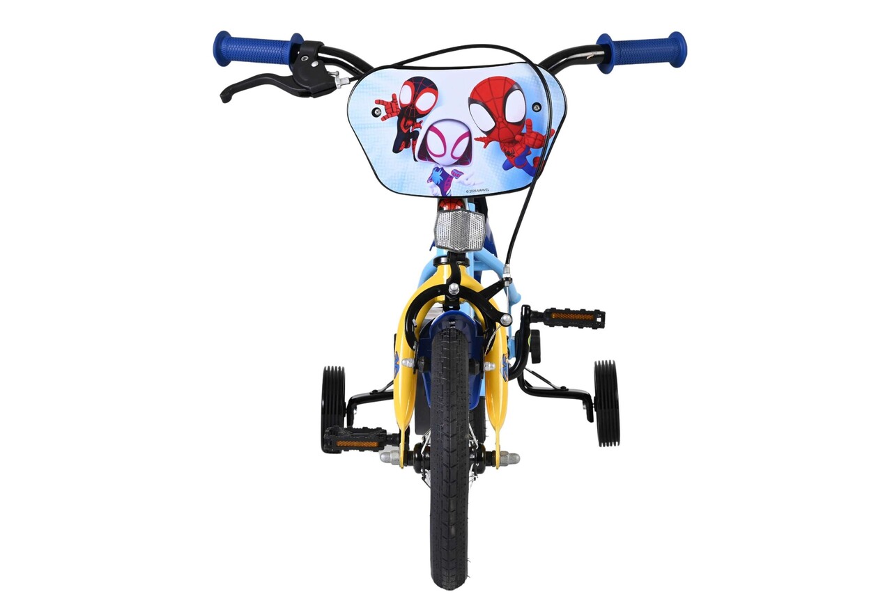 Volare Volare Kinderfiets 12 inch - Spidey - handrem + terugtraprem Volare Volare Kinderfiets 12 inch - Spidey - handrem + terugtraprem