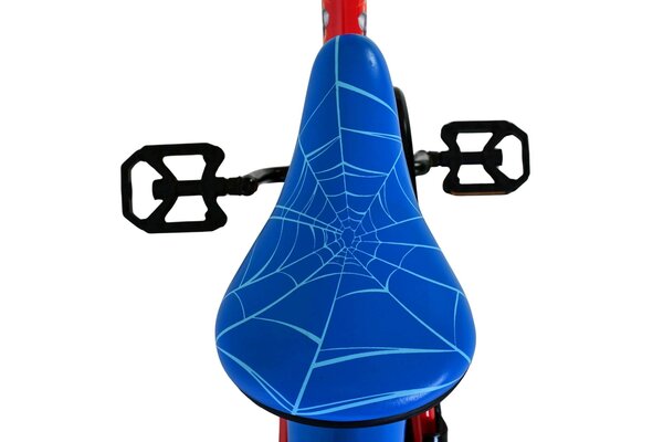 Volare Volare Kinderfiets 16 inch - Spiderman - handrem + terugtraprem Volare Volare Kinderfiets 16 inch - Spiderman - handrem + terugtraprem