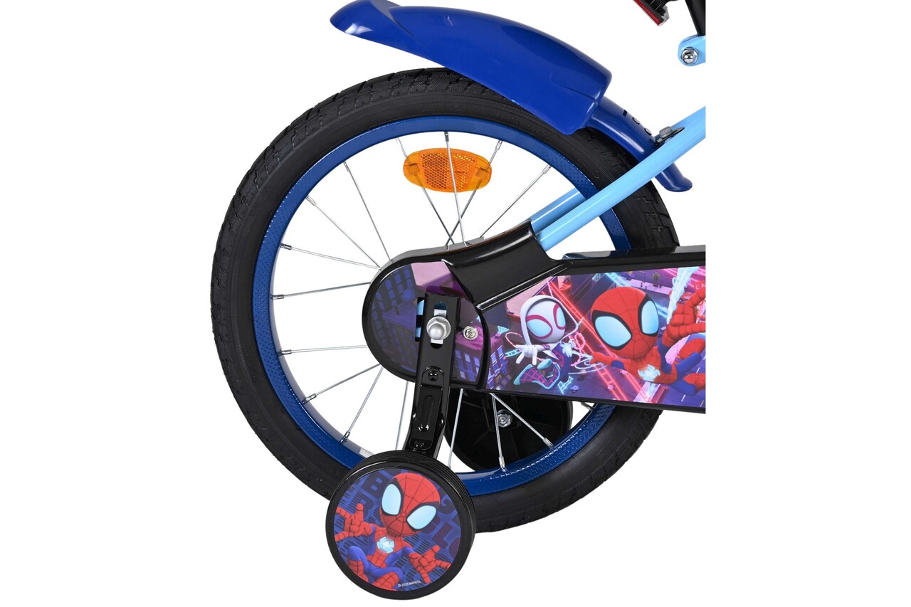 Volare Volare Kinderfiets 16 inch - Spidey - handrem + terugtraprem Volare Volare Kinderfiets 16 inch - Spidey - handrem + terugtraprem