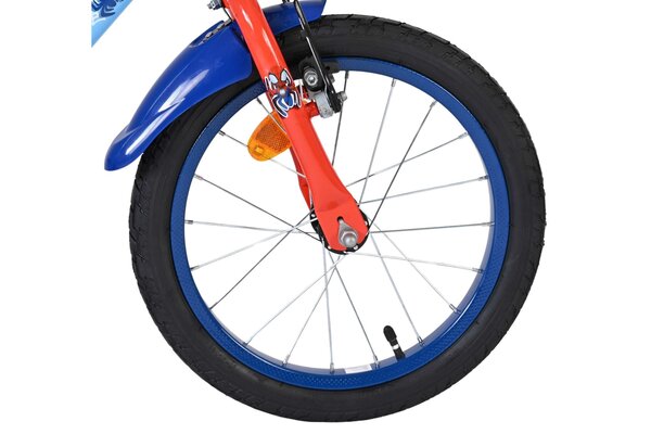 Volare Volare Kinderfiets 16 inch - Spidey - handrem + terugtraprem Volare Volare Kinderfiets 16 inch - Spidey - handrem + terugtraprem
