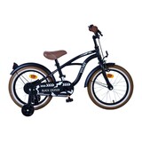 Volare Volare Kinderfiets 16 inch - Black Cruiser - handrem + terugtraprem Volare Volare Kinderfiets 16 inch - Black Cruiser - handrem + terugtraprem