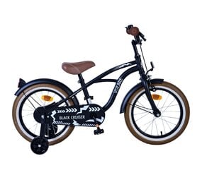 Volare Volare Kinderfiets 16 inch - Black Cruiser - handrem + terugtraprem Volare Volare Kinderfiets 16 inch - Black Cruiser - handrem + terugtraprem