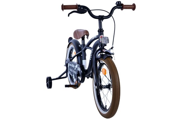 Volare Volare Kinderfiets 16 inch - Black Cruiser - handrem + terugtraprem Volare Volare Kinderfiets 16 inch - Black Cruiser - handrem + terugtraprem