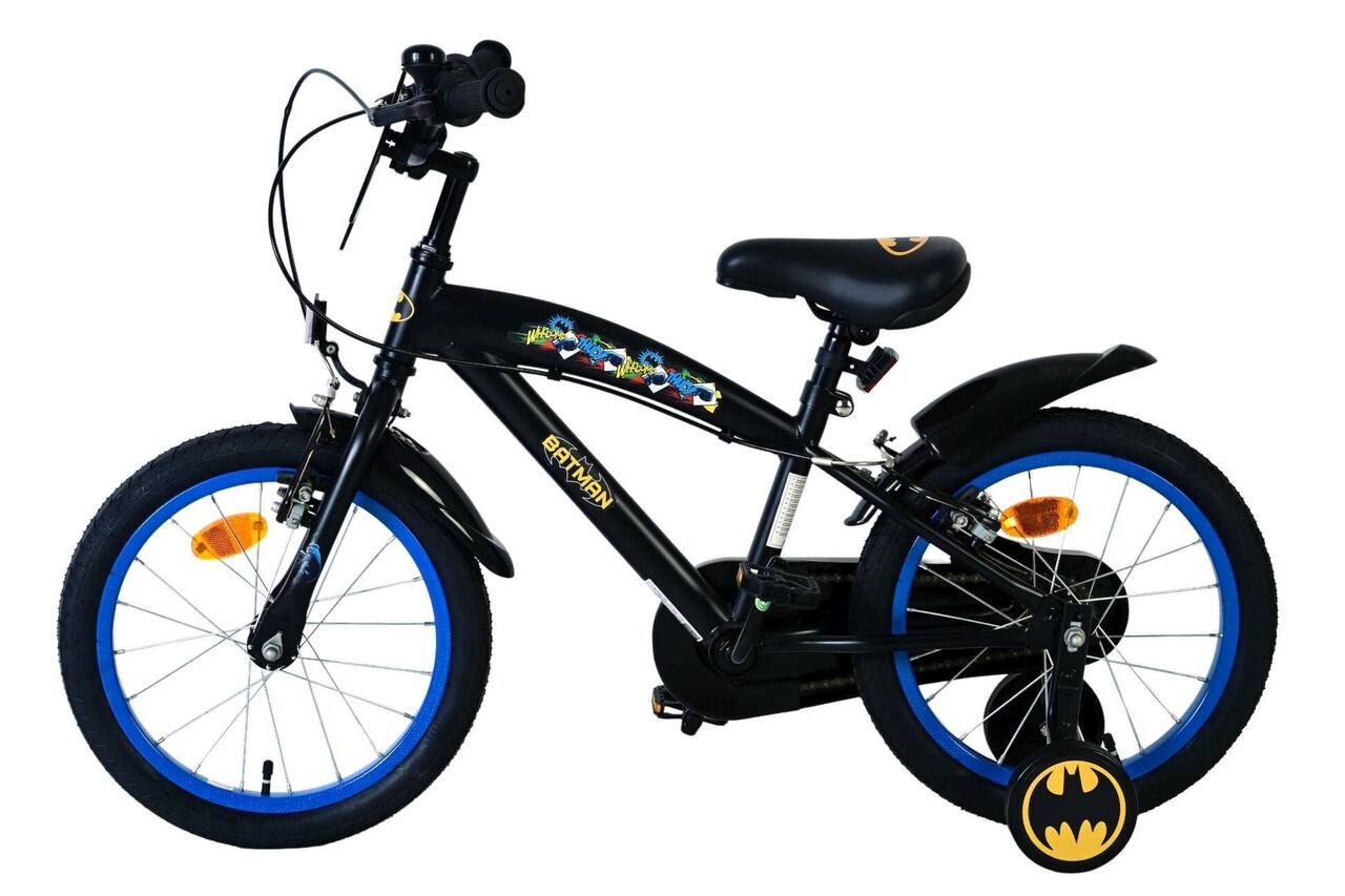 Volare Volare Kinderfiets 16 inch - Batman - twee handremmen Volare Volare Kinderfiets 16 inch - Batman - twee handremmen