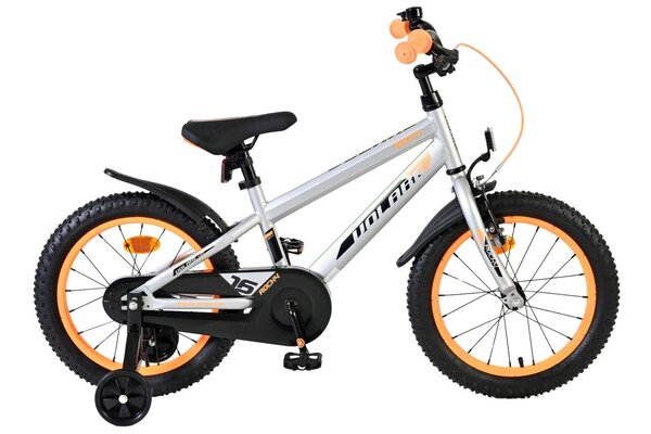 Volare Volare Kinderfiets 16 inch - Rocky - handrem + terugtraprem Volare Volare Kinderfiets 16 inch - Rocky - handrem + terugtraprem