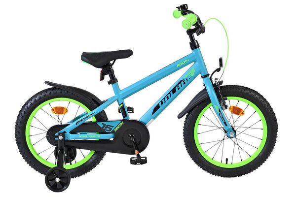 Volare Volare Kinderfiets 16 inch - Rocky - handrem + terugtraprem Volare Volare Kinderfiets 16 inch - Rocky - handrem + terugtraprem