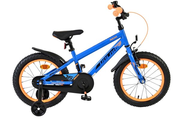 Volare Volare Kinderfiets 16 inch - Rocky - handrem + terugtraprem Volare Volare Kinderfiets 16 inch - Rocky - handrem + terugtraprem