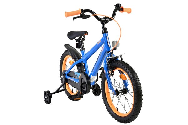Volare Volare Kinderfiets 16 inch - Rocky - handrem + terugtraprem Volare Volare Kinderfiets 16 inch - Rocky - handrem + terugtraprem