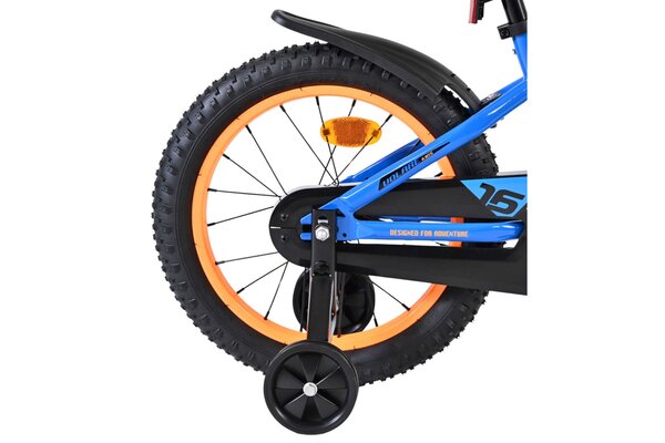 Volare Volare Kinderfiets 16 inch - Rocky - handrem + terugtraprem Volare Volare Kinderfiets 16 inch - Rocky - handrem + terugtraprem