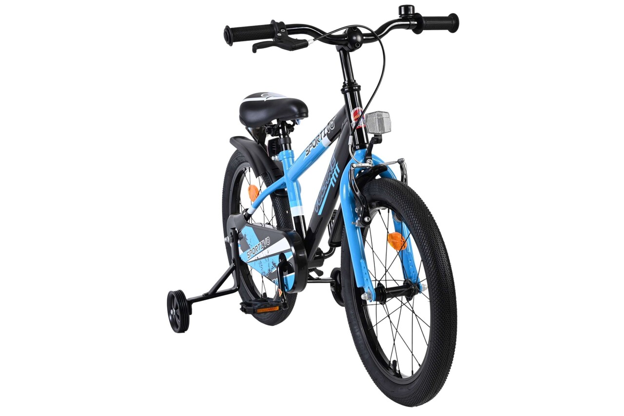 Volare Volare Kinderfiets 18 inch - Sportivo - handrem + terugtraprem Volare Volare Kinderfiets 18 inch - Sportivo - handrem + terugtraprem